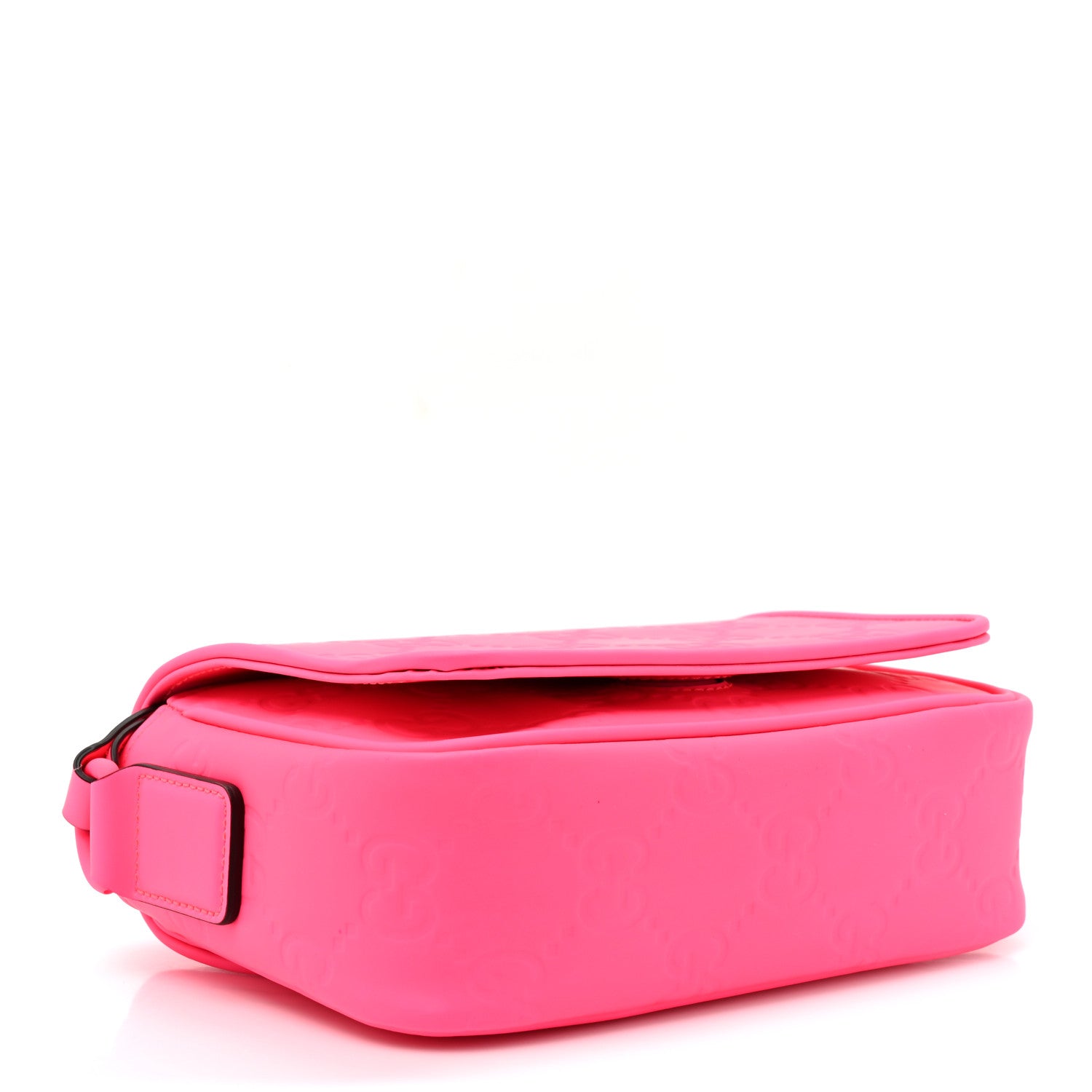 Gucci Calfskin GG Rubber effect Super Mini Bag  Pink 4 of 10