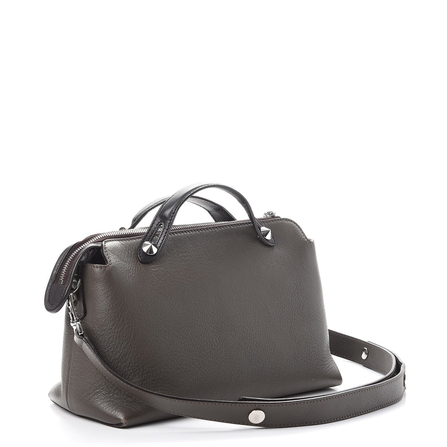 Vitello Dolce 4 Color Medium By The Way Boston Bag Carbone Grigio Polvere Multicolor