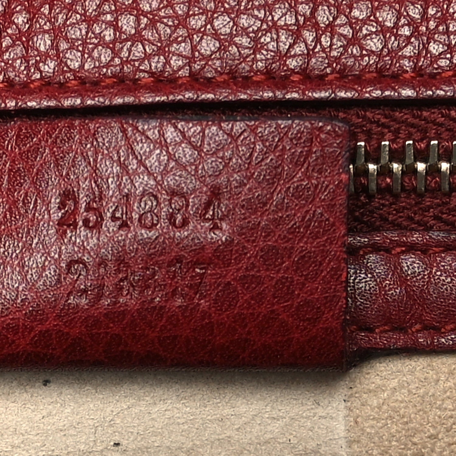 Gucci Calfskin Medium New Bamboo Top Handle Bag Red 7 of 10