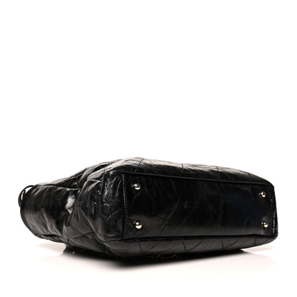 Chanel Glazed Calfskin Lambskin Portobello Tote Black 4 of 11