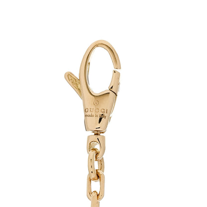 Gucci 18K Yellow Gold Diamond Pink Opal Le Marche des Merveilles Feline Bracelet 3 of 6