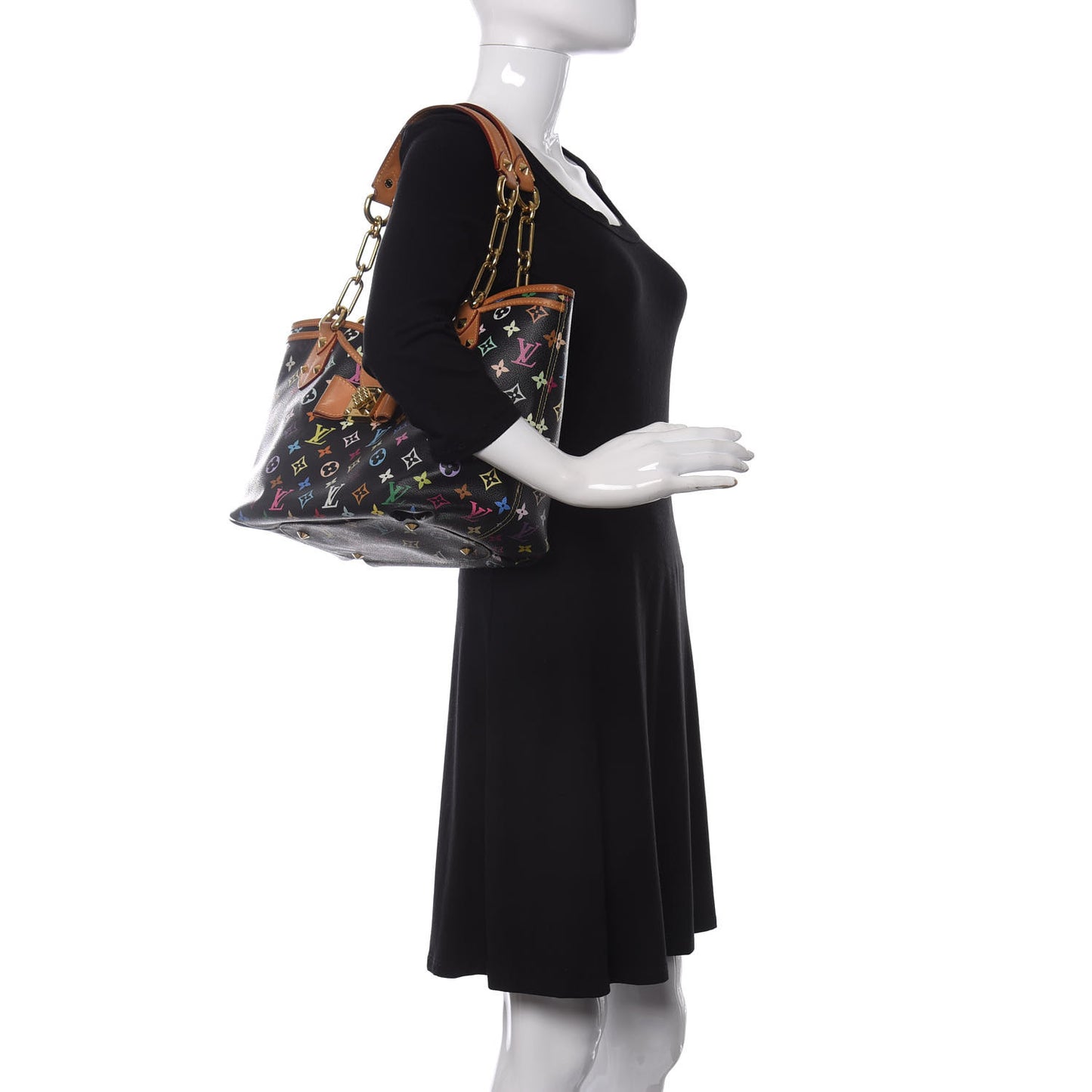 Monogram Multicolor Annie GM Black