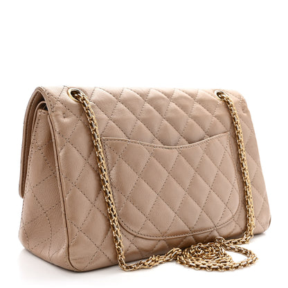 Chanel Metallic Calfskin Quilted 2.55 Reissue 226 Flap Dark Gold 3 of 12