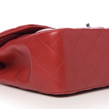 Chanel Lambskin Quilted Jumbo Double Flap Red 7 of 10