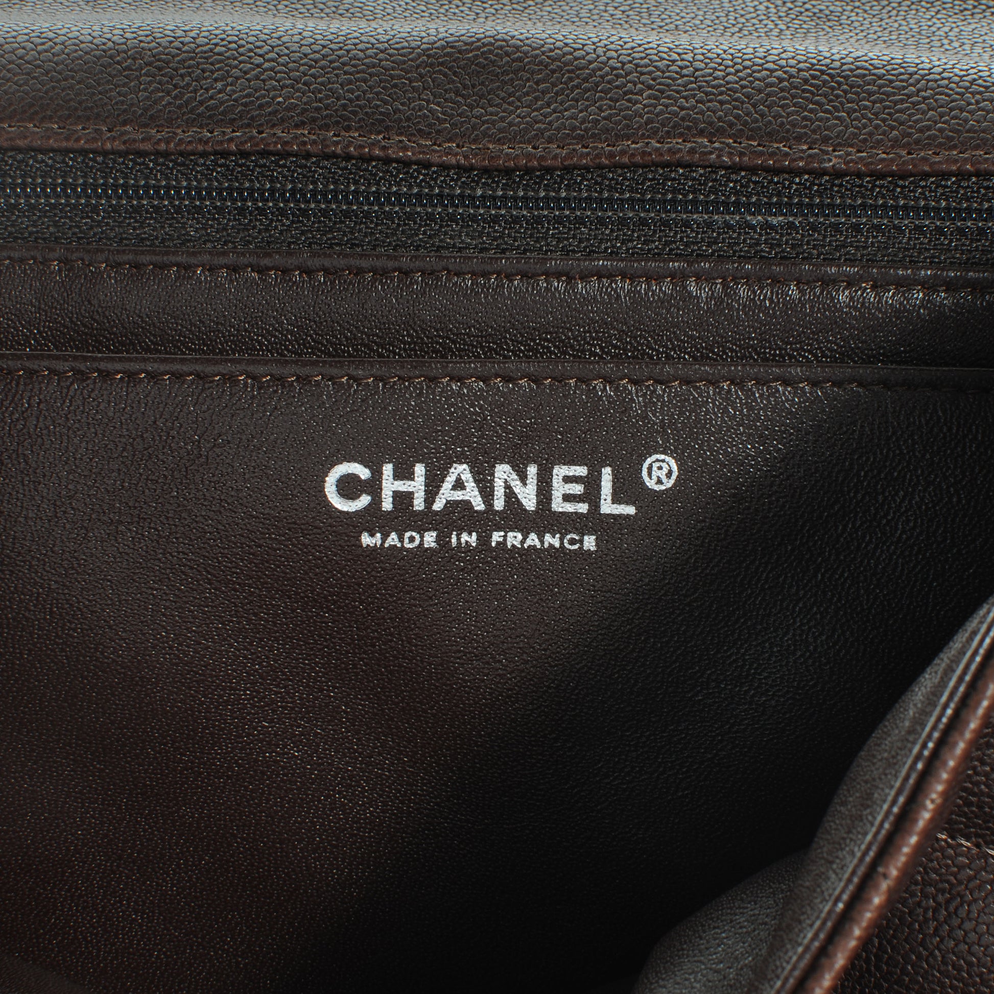 Chanel Washed Caviar 2.55 Reissue 227 Flap Dark Brown 7 of 7