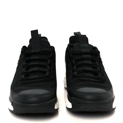 Chanel Velvet Calfskin Mixed Fibers CC Sneakers 36.5 Black 3 of 9