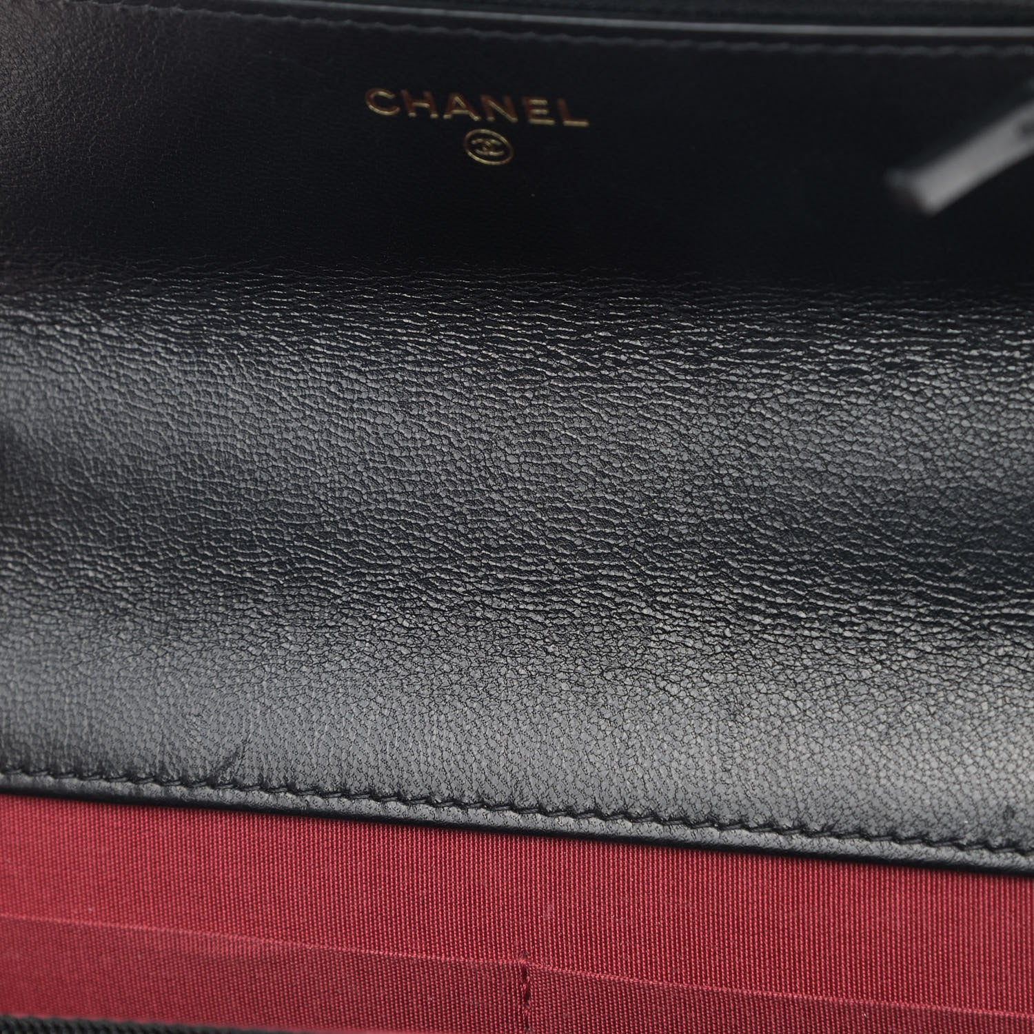 Chanel Goatskin Quilted Chanel 19 Wallet On Chain WOC Black 11 of 11
