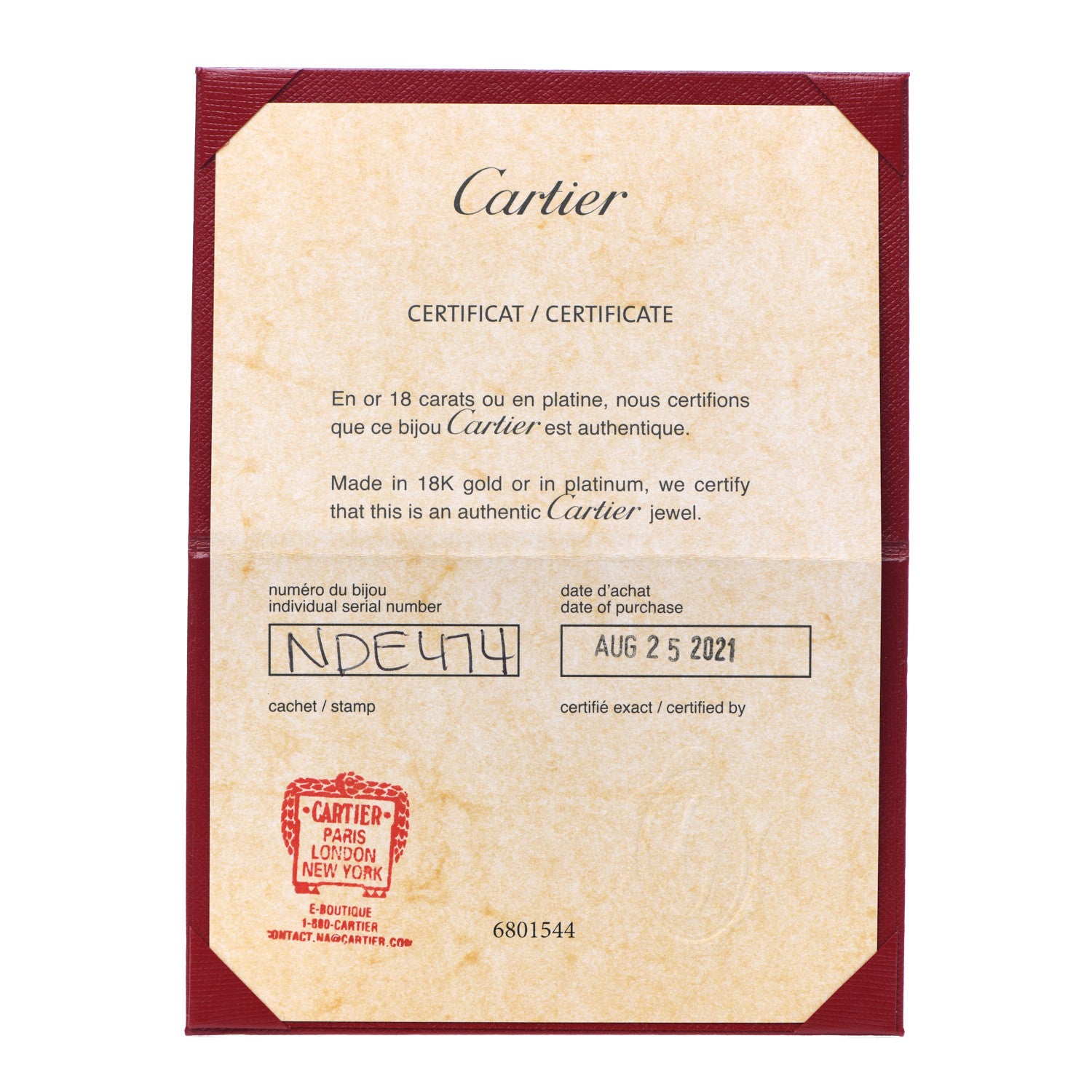 Cartier 18K Yellow Gold Diamond XS D'Amour Pendant Necklace 6 of 7