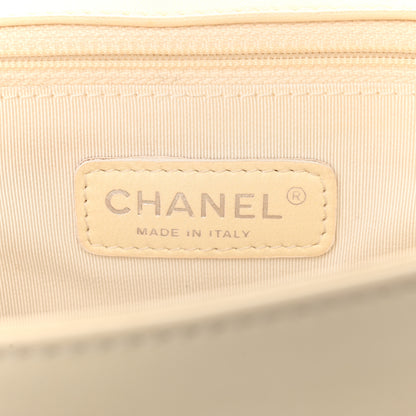 Chanel Lambskin Quilted Large Boy Flap Black White 6 of 11
