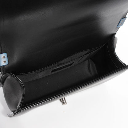 Chanel Calfskin Medium Boy Flap Black 5 of 8