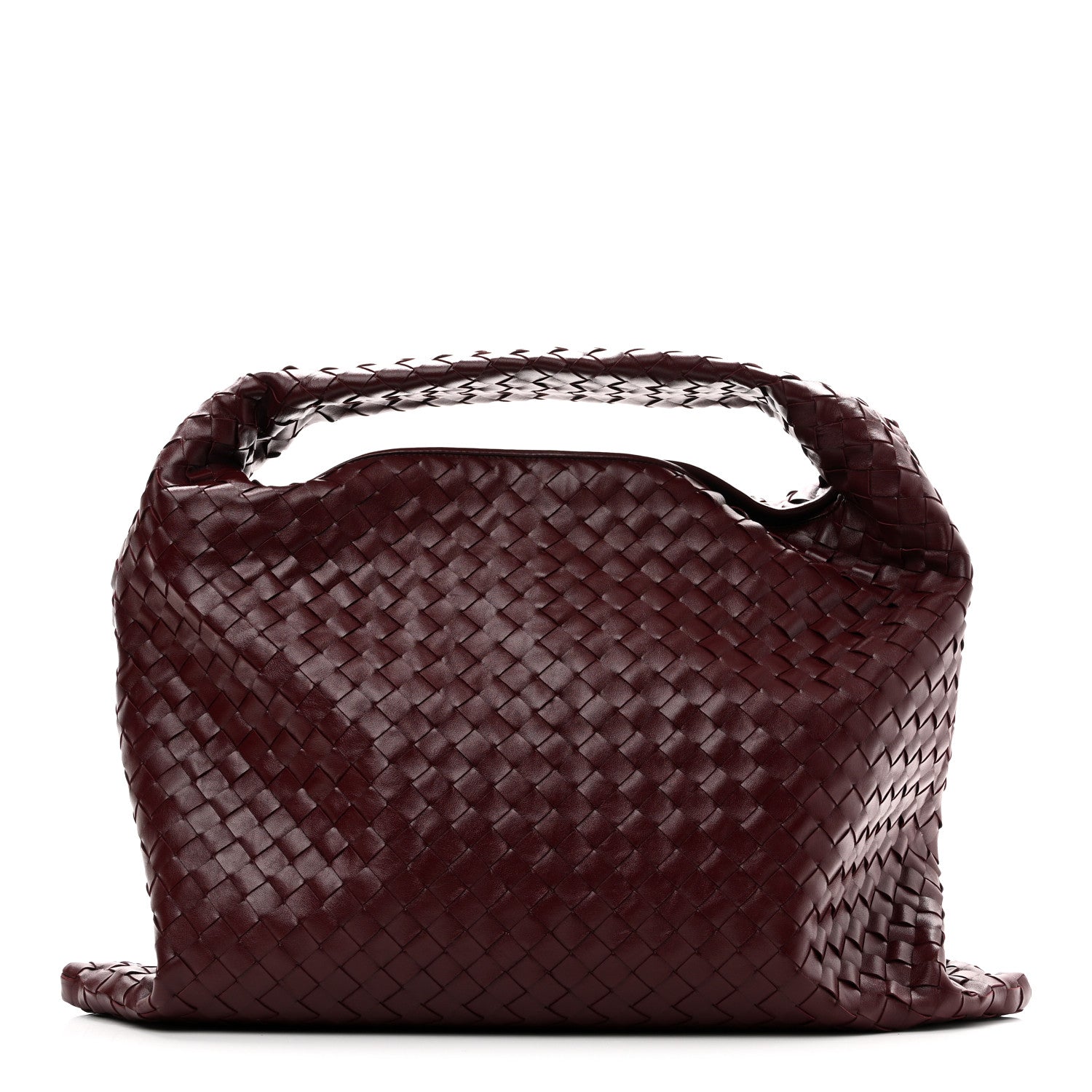 Bottega Veneta Calfskin Intrecciato Large Hop Barolo 1 of 10
