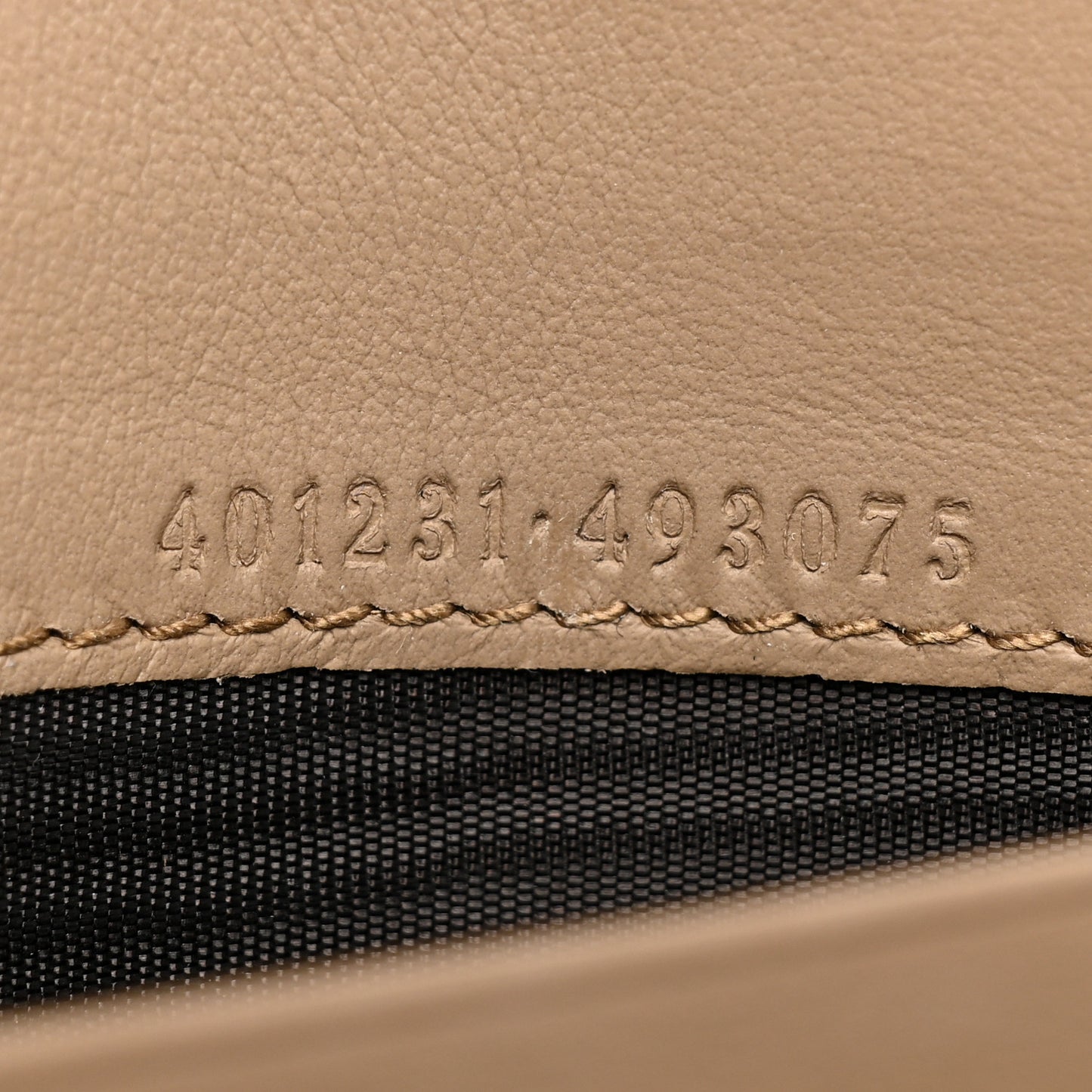 GG Supreme Monogram Mini Dionysus Chain Wallet Beige Taupe