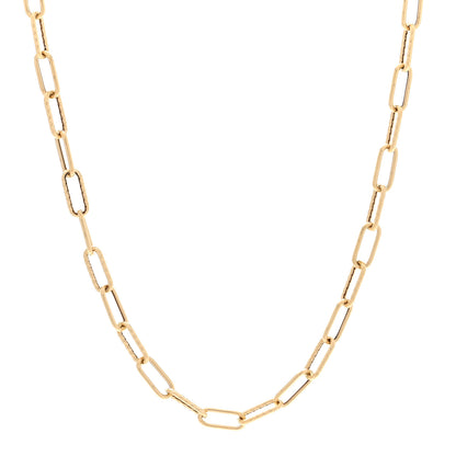 David Yurman 18K Yellow Gold 4mm Madison Chain Necklace 16" 1 of 3