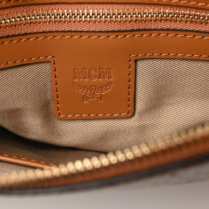 MCM Visetos Original Medium Pouch Cognac 6 of 10