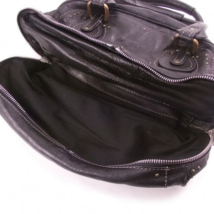 Chloe Leather Paddington Double Zipped Bowler Black 16 of 19