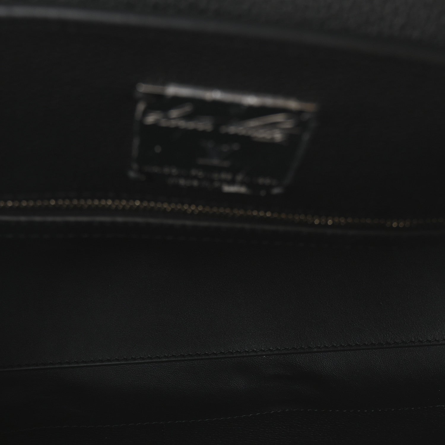 Louis Vuitton Millesime Calfskin Georges Tote MM Black 5 of 10