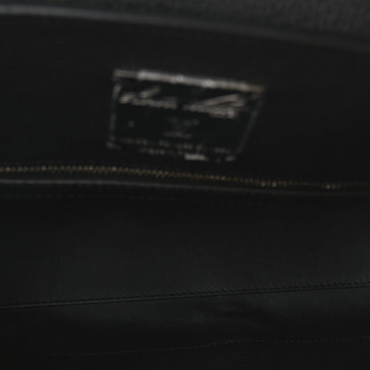 Louis Vuitton Millesime Calfskin Georges Tote MM Black 5 of 10