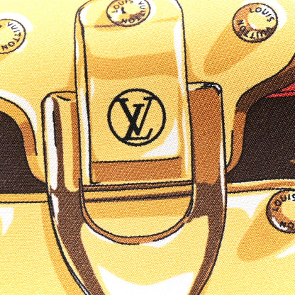 Louis Vuitton Silk Monogram Summer Trunks Bandeau Brown 3 of 7