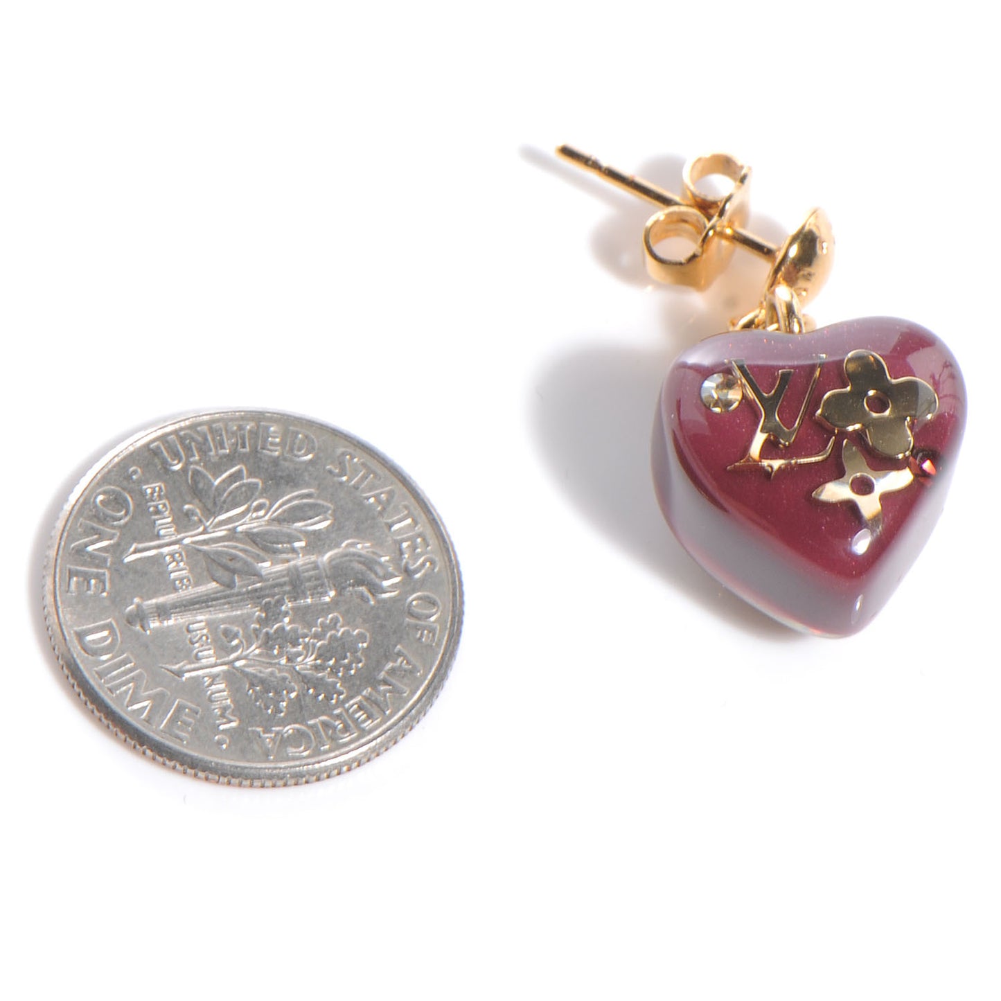 Inclusion Heart Earrings Rouge Fauviste