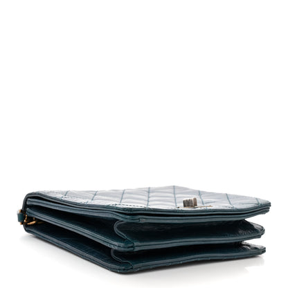 Chanel Glazed Calfskin Quilted Rita Top Handle Flap Blue 4 of 11