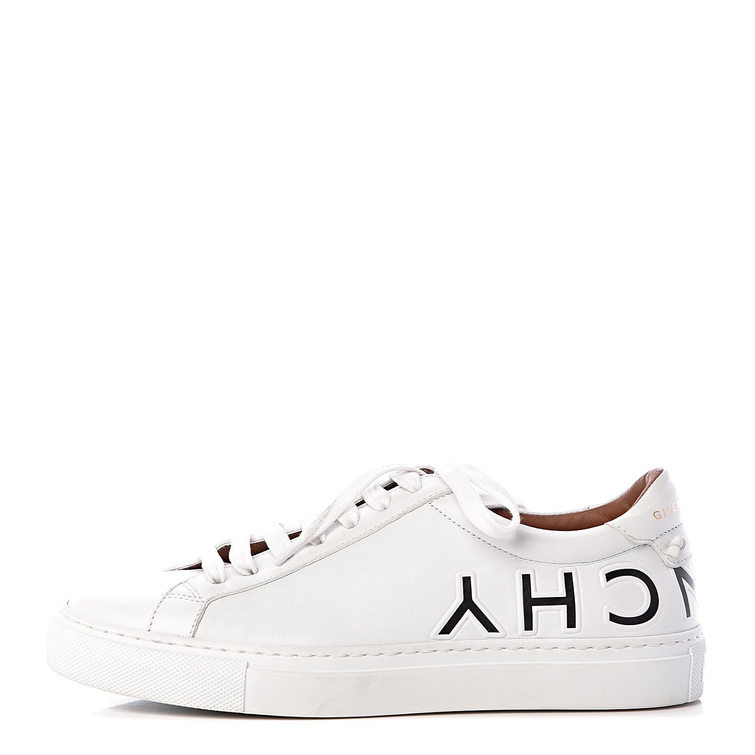 Givenchy Calfskin Reverse Logo Womens Urban Street Sneakers 37 White 1 of 10