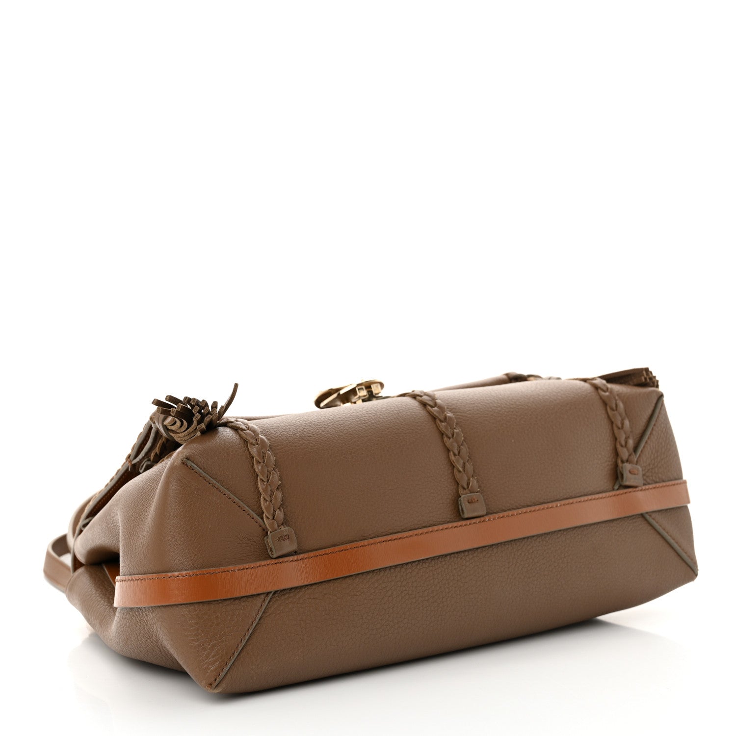 Chloe Grained Calfskin Medium Penelope Shoulder Bag Nut 4 of 12