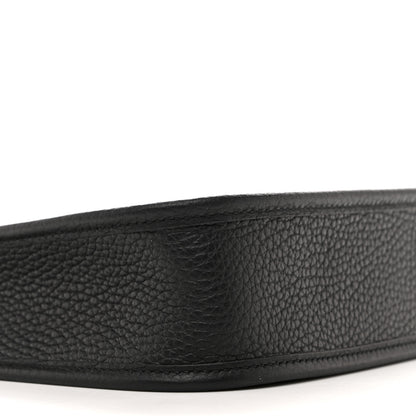 Hermes Taurillon Clemence Amazone Evelyne TPM Black Chocolate 9 of 12