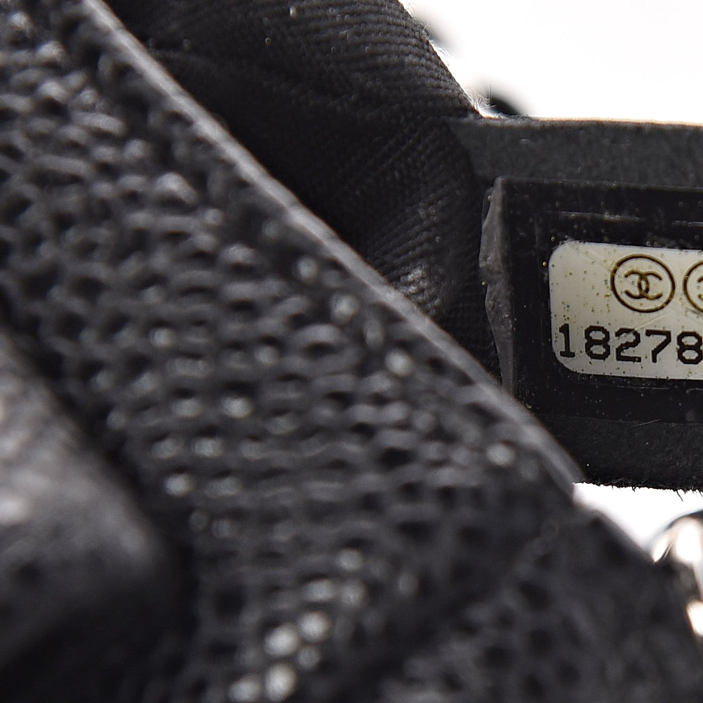 Caviar Half Moon Wallet On Chain WOC Black