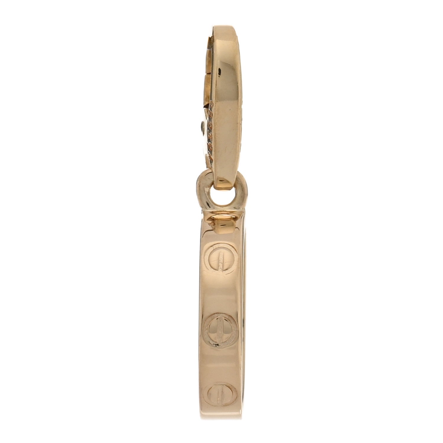 Cartier 18K Yellow Gold LOVE Ring Charm 1 of 3