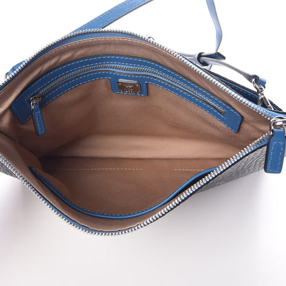 MCM Visetos Original Medium Pouch Black Blue 5 of 8