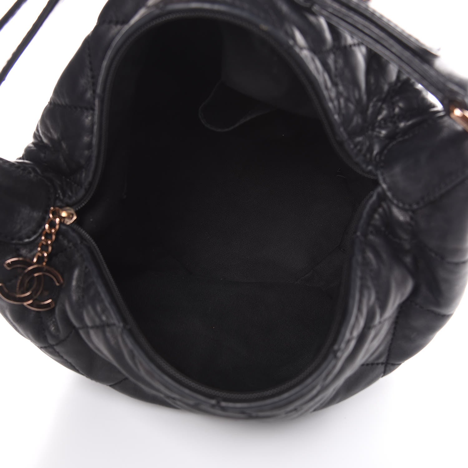 Chanel Lambskin Quilted Cloudy Bundle Hobo Black 5 of 17