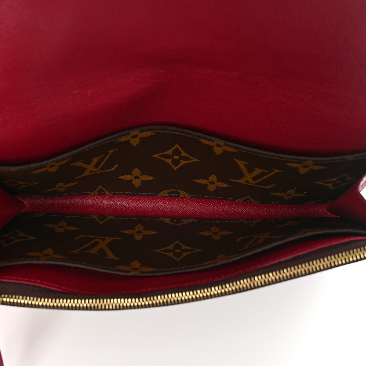 LOUIS VUITTON Monogram Emilie Wallet Fuchsia