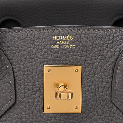 Hermes Togo BIRKIN 30 Gris Meyer 6 of 12
