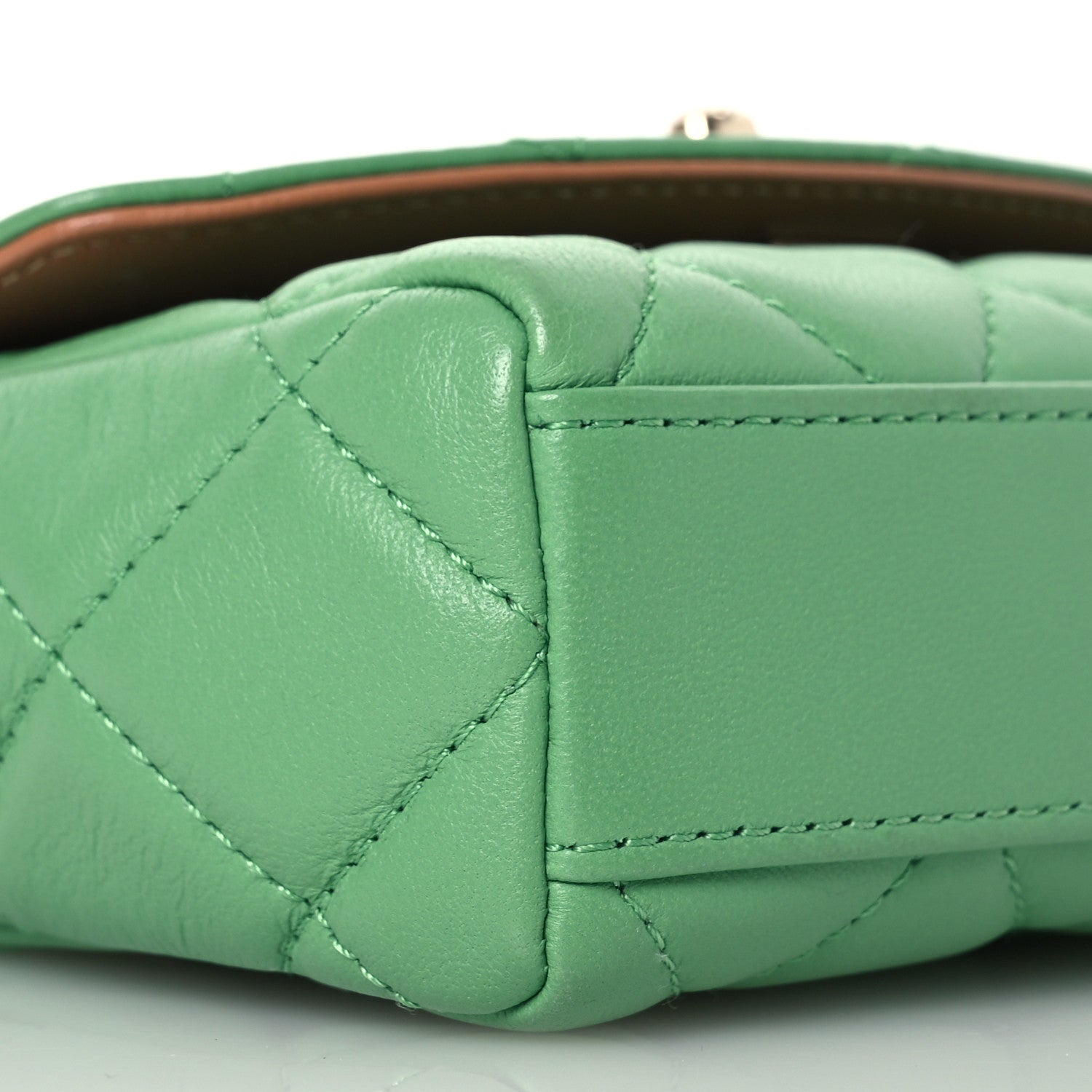 Chanel Lambskin Mixed Fibers Quilted Small Cocovado Flap Green 9 of 11