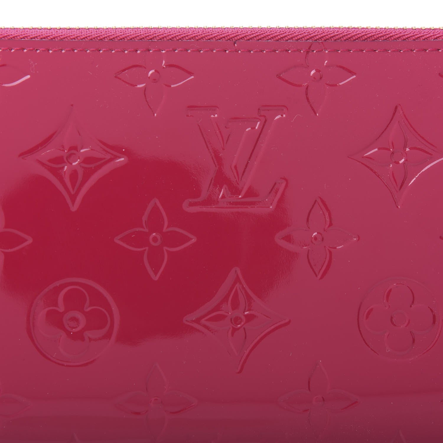 Louis Vuitton Vernis Zippy Wallet Fuchsia 8 of 9