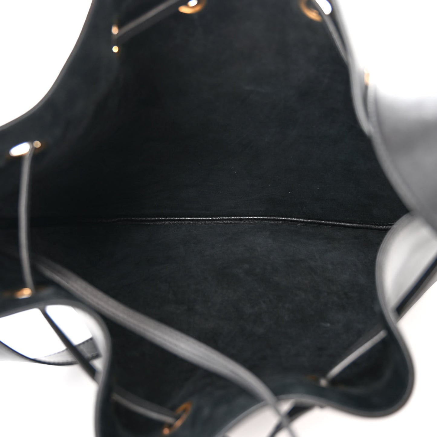 Smooth Calfskin Paris VII Large Flat Hobo Black