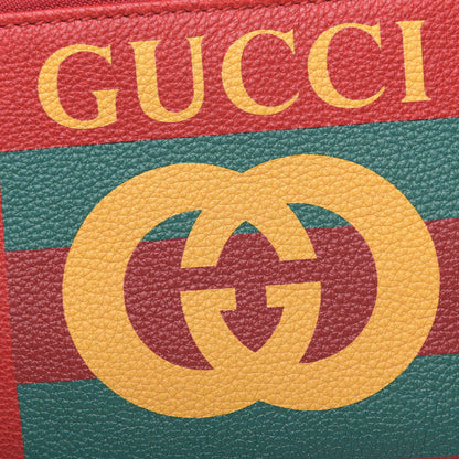 Gucci Grained Calfskin Logo Belt Bag Hibiscus Red 8 of 10