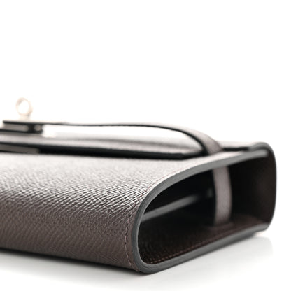 Hermes Epsom Kelly Wallet To Go Chocolate 9 of 10