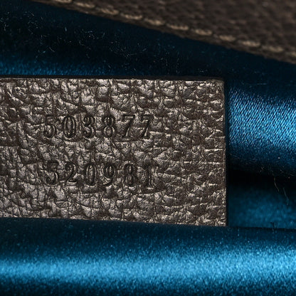 Gucci GG Supreme Monogram Web Small Ophidia Chain Shoulder Bag Brown 9 of 10