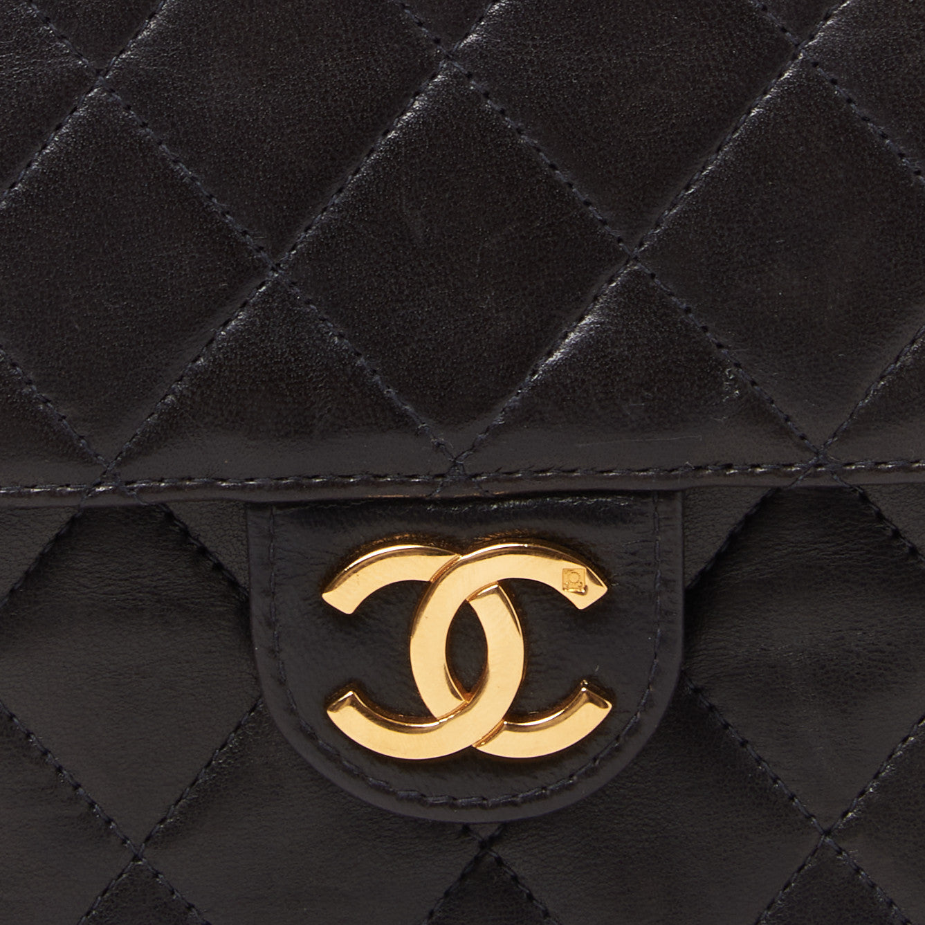 Chanel Lambskin Quilted Small Single Flap Black 6 of 8