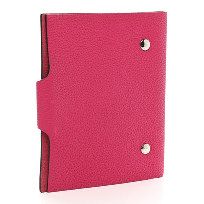 Hermes Togo Ulysse PM Notebook Cover Rose Mexico 3 of 7