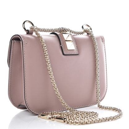 Valentino Garavani Vitello Small Glam Lock Rockstud Flap Poudre 3 of 8