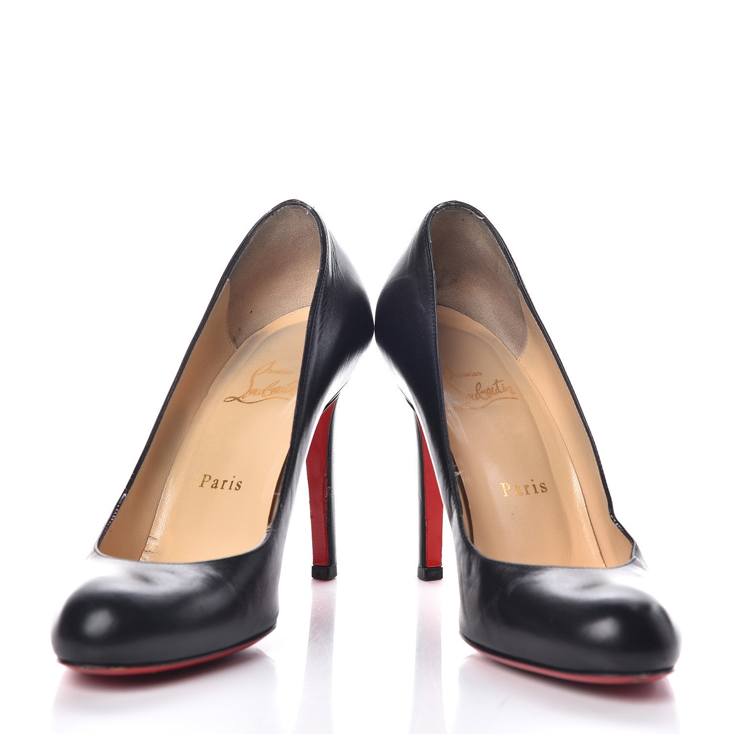 Christian Louboutin Kid Simple 100 Pumps 37 Black 6 of 18