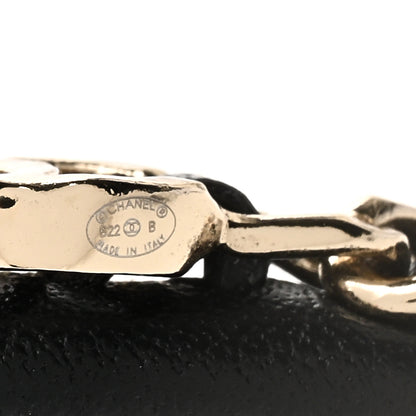 Chanel Metal Lambskin Chain CC Headband 4 of 5