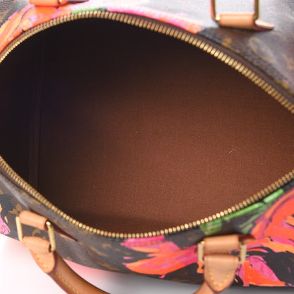 Louis Vuitton Monogram Roses Speedy 30 5 of 9