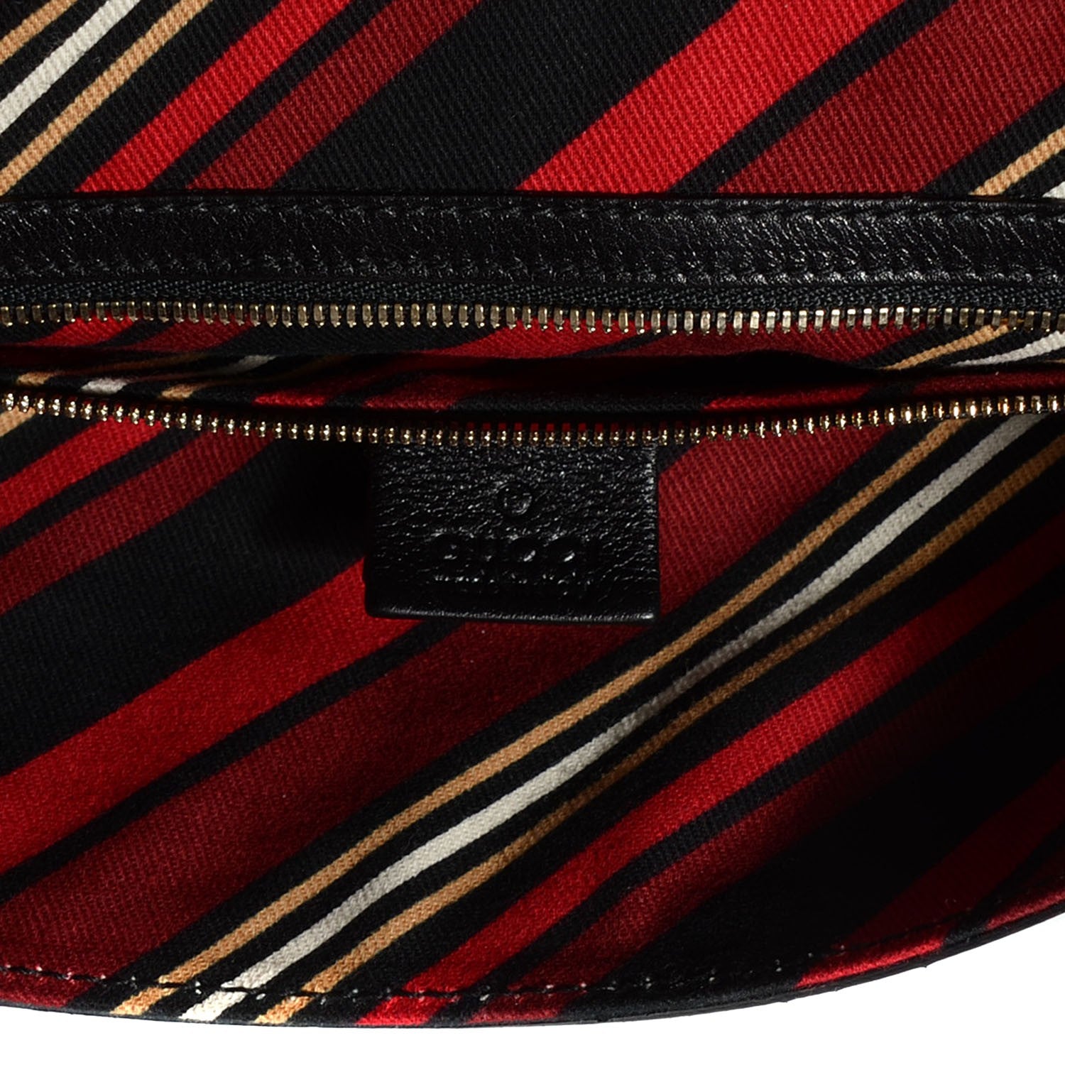 Gucci Calfskin Britt Messenger Bag Black 6 of 7