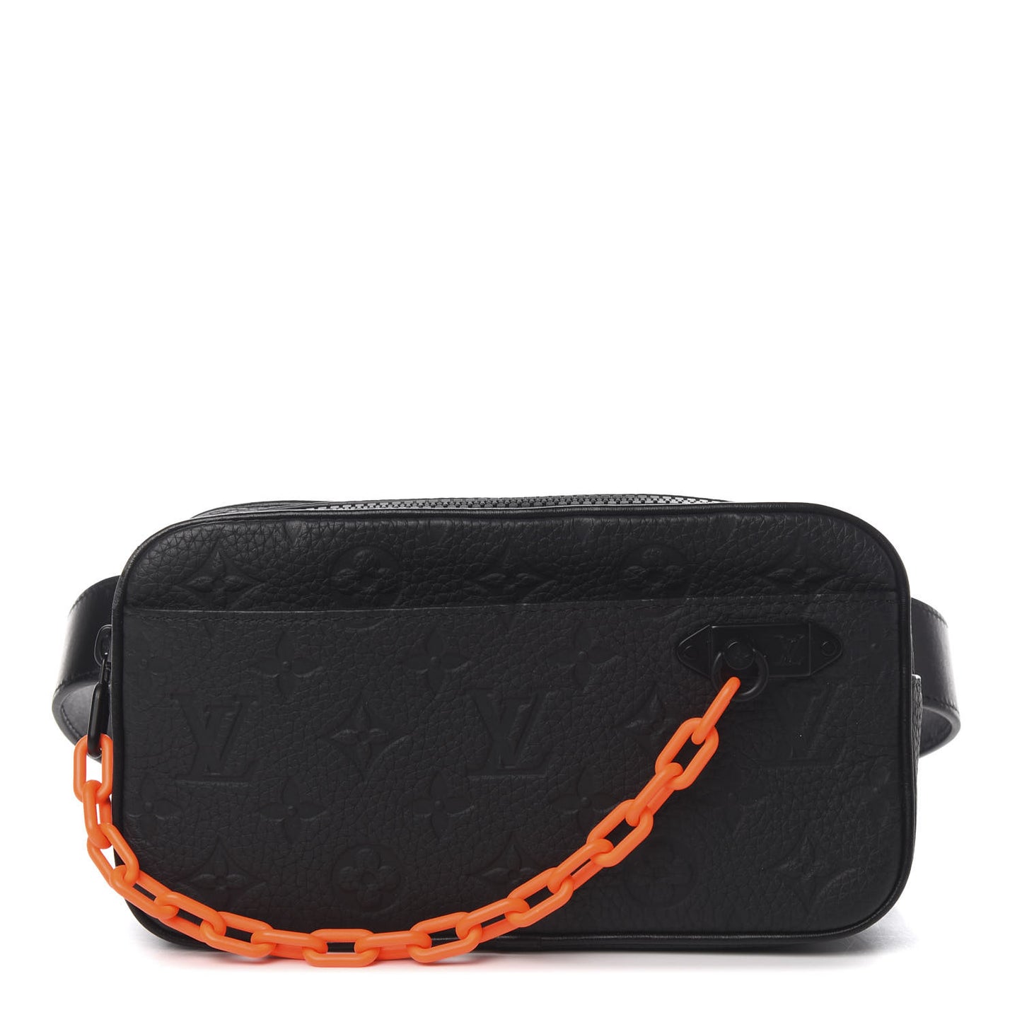 Taurillon Monogram Uniformes Solar Ray Soft Pochette Volga Belt Bag Black