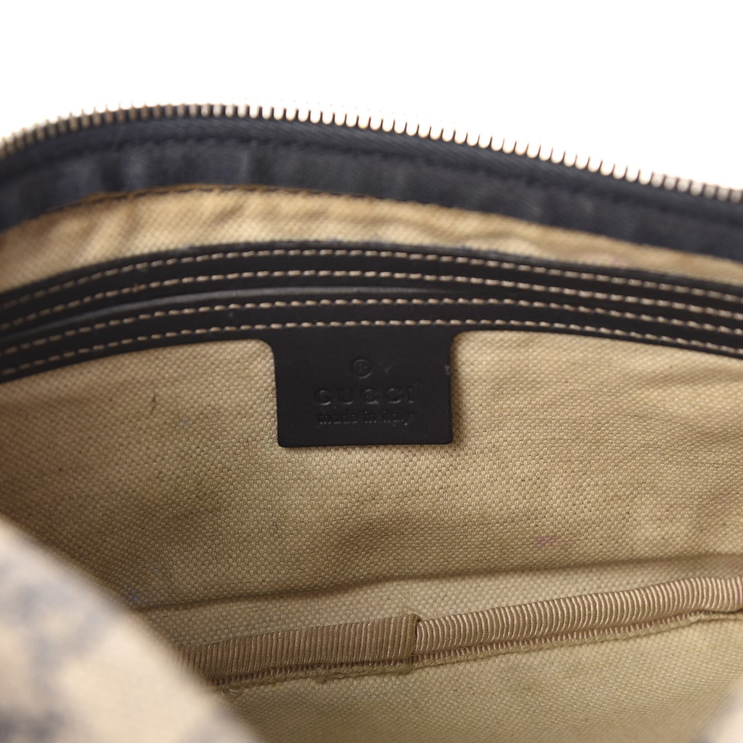 GG Supreme Monogram Belt Bag Navy