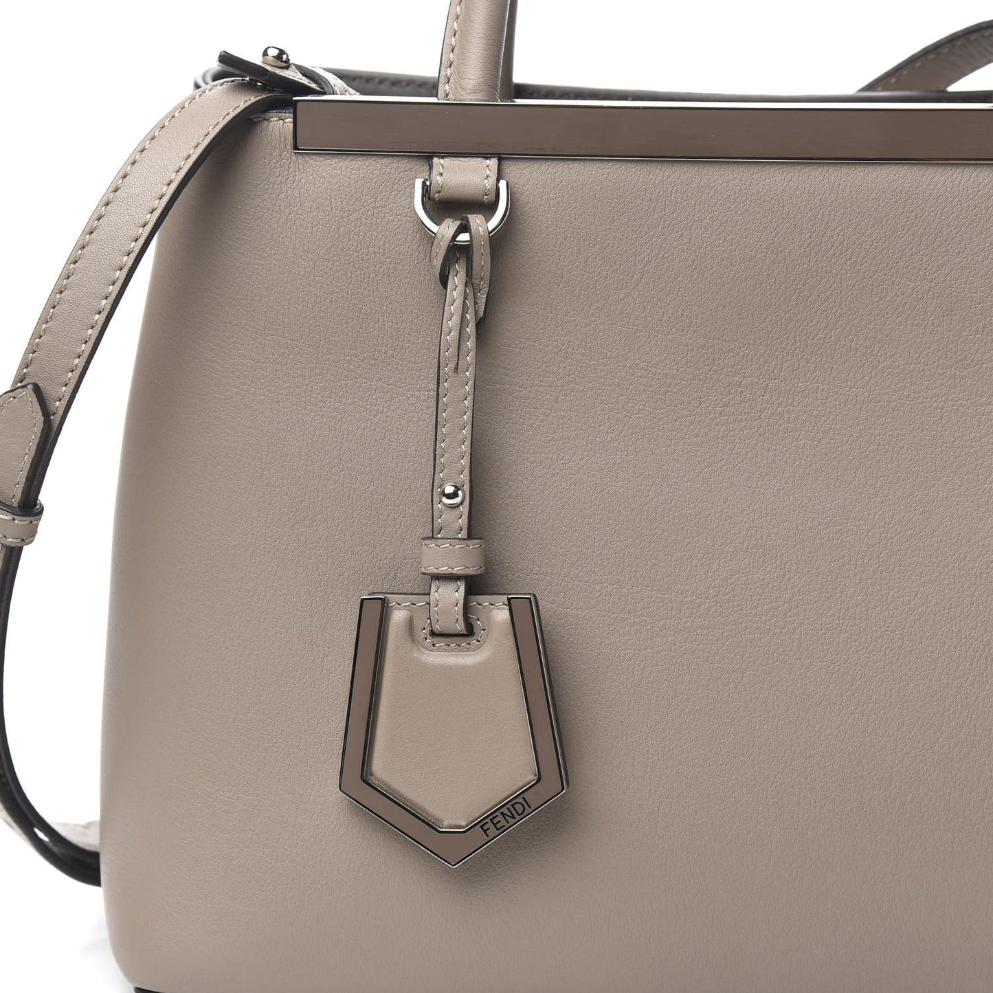 Vitello Dolce Century Petite 2Jours Tote Tortora Carbone
