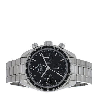 Omega Stainless Steel 38mm Speedmaster Co-Axial Chronograph Automatic Watch Black 324.30.38.50.01.001 2 of 5